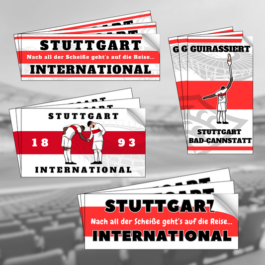 Stuttgart International Sticker Set